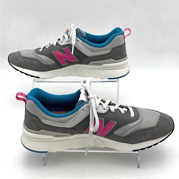 New Balance 997H Castlerock Gray Blue Pink Running Sneakers Mens Size 11.5 D